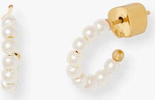 Kate Spade New York Tiny Twinkles Mini Pearl Mini Hoops