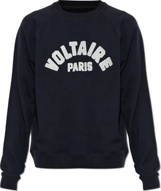 Zadig&Voltaire Sunco Sweatshirt - Heren - Sweatshirts - Blauw - S - Katoen - Hoodies & sweatvesten