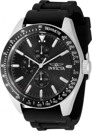 Invicta Aviator Quartz Black Dial Mens Watch 38402