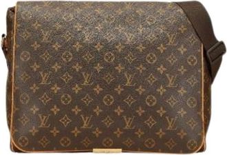 Louis Vuitton Pre-owned Cross Body Bags, female, Brown, Size: ONE SIZE Pre-owned Vintage Canvas Cross Body Bag