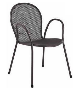Emu Emu - Set 4 Poltrona Ronda Ferro Antico Per Arredo Esterno Giardino Casa