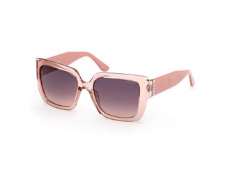 Guess Brown Gradient Square Ladies Sunglasses GU00200 72F 53