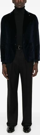 Tom Ford Hoge Twist Gebroken Dweil Dubbele Plooipantalon