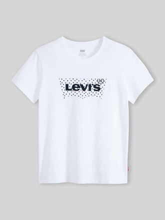Levi's Regular Fit T-Shirt aus reiner Baumwolle mit Logo-Print in Weiss, Gr&ouml;&szlig;e XL