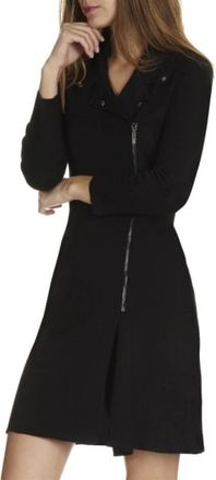 Emporio Armani Korte jurk van wolmix met rits - Dames - Korte kleedjes - Zwart - XL - Wol - Kleedjes