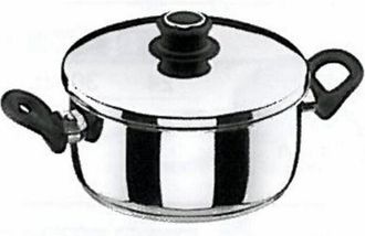 Lacor Cacerola Acero Inoxidable 26cm + Tapa - 85026 Lacor