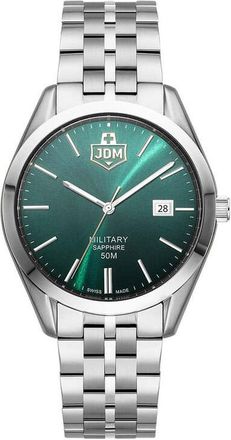 JDM Military Interlaken Gents Green Dial Mens Watch JDM-WG023-01