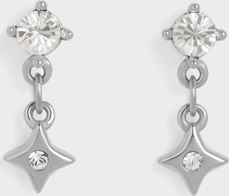 Charles & Keith Everest Crystal Star Drop Earrings