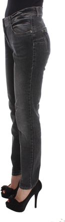 Ermanno Scervino Womens Gray Wash Cotton Blend Stretch Jeans Elastane