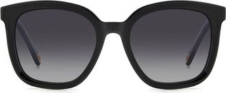 Carolina Herrera HER 0225/G/S Asian Fit BSC/9O Womens Sunglasses Black Size 54