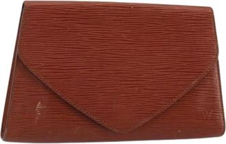 Louis Vuitton Pre-owned Clutches, female, Brown, Size: ONE SIZE Pre-owned Epi Leather Clutch