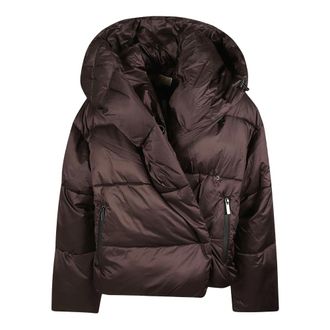 Michael Kors Chaqueta de Plumas Asim&eacute;trica - Jackets - Mujer - Marr&oacute;n - XS