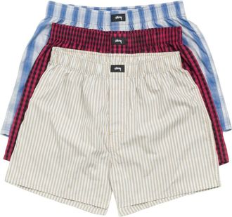 St&uuml;ssy Boxer Shorts 3 Pack Multicolor 112370-MULT