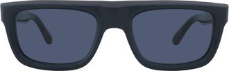Ferragamo Blue Square Mens Sunglasses SF2009S 414 56