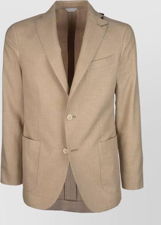 Boglioli jacket and gilet notch lapel front pockets