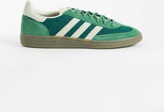 adidas Originals Handball Spezial - Sneakers verde scuro con 3 strisce pitonate