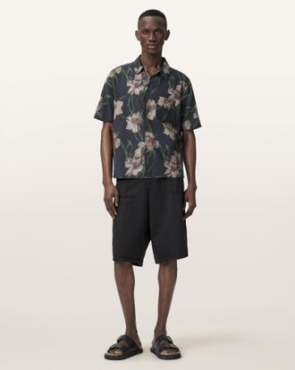 AllSaints Climber Short Sleeve Boxy Shirt