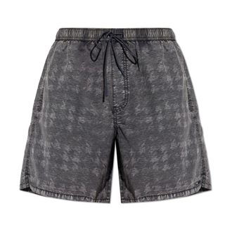 Diesel Beachwear, male, Gray, Size: XS Conor-43-Dnm Swim Shorts