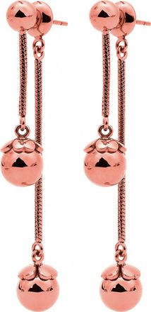 Folli Follie Womens 1E16T019R Ladies Earrings - Rose Gold - One Size