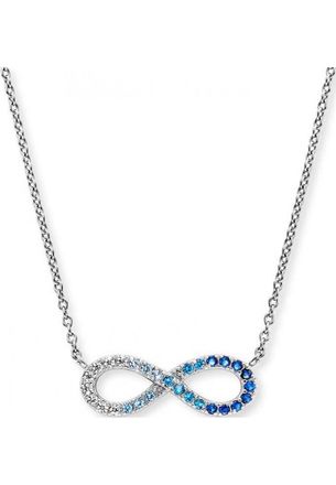 Engelsrufer Womens ERN-INFINITYOCEAN-ZI Ladies Infinity Necklace Silver Sterling - One Size