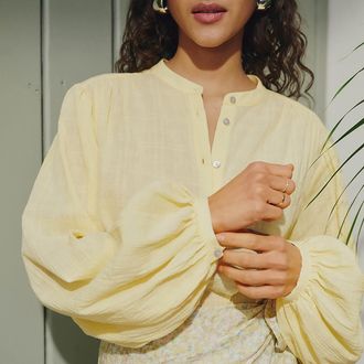 La Redoute Collections Oversized shirt met maokraag, Signature LISE