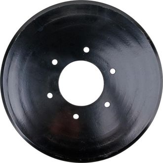 AMA Disco piano liscio per frangizolle &Oslash; 400mm spessore di 6mm con fori cilindrici