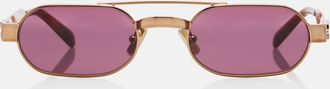 Miu Miu Gafas de sol ovaladas con logo