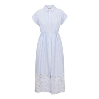 Suncoo Clark Robe - female - Suncoo - Midi Dresses - Blue - M - Dresses