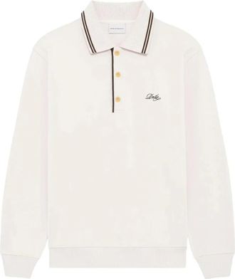 Dr&ocirc;le de Monsieur Le Polo Dr&ocirc;le - Heren - Polos - Beige - M - Katoen - Tops