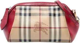 Burberry Pre-owned Cross Body Bags, female, Multicolor, Size: ONE SIZE Pre-owned Vintage Leather Crossbody Bag