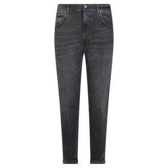 Dondup Pantalone Ervin - Heren - Jeans - Zwart - Maat: W30 Katoen