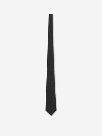 Saint Laurent Silk Jacquard Tie