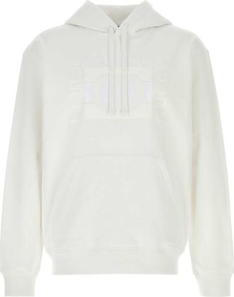 Gucci White Logo Hood Sweatshirt