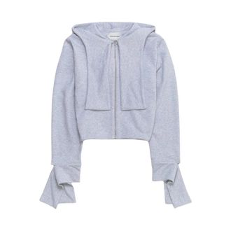 Fidan Novruzova Zip-throughs, female, Gray, Size: L Jet Hoodie