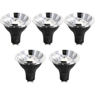 LUEDD Luedd - Set di 5 Lampadina led dimmerabile GU10 70mm 6.5W 600LM 3000K