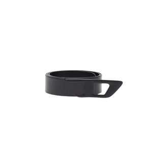 Diesel Cintura Oval D - - Accessories - Uomo - Nero - 105 CM