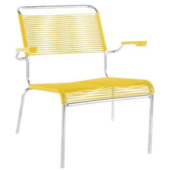 Schubiger M&ouml;bel Spaghetti-Lounger S&auml;ntis mit Armlehnen