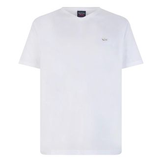 Paul & Shark T-shirt with logo - male - Paul & Shark - T-Shirts - White - 4XL - Tops