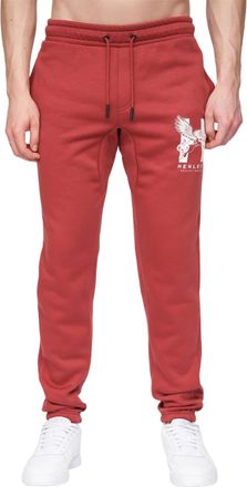 Henleys Heren Curveball Joggingbroek (Diep rood)
