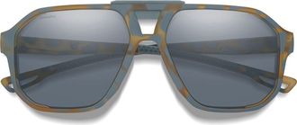 Smith Truss 57mm Sunglasses in Flint/Tarmac Tortoise /Slate at Nordstrom