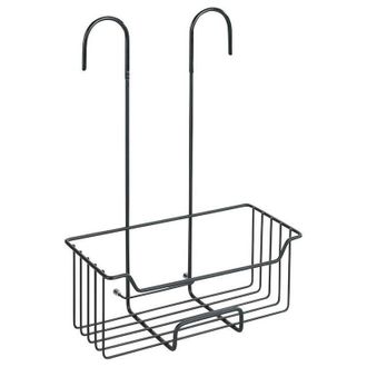 WENKO Pannier De Ducha Negra De Milo