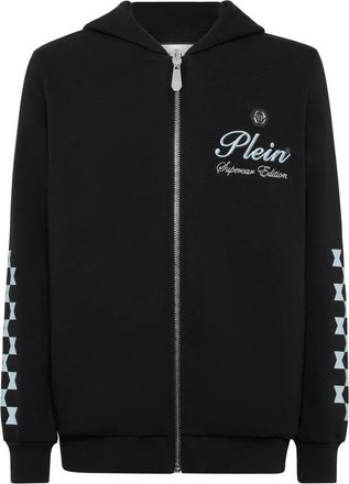 Philipp Plein Heren, Sweatshirts & Hoodies, Zwart, Maat: 3XL Katoen