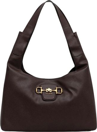 Guess Sunset Hobo - Dames - Tassen - Bruin - Maat: ONE Size Leer
