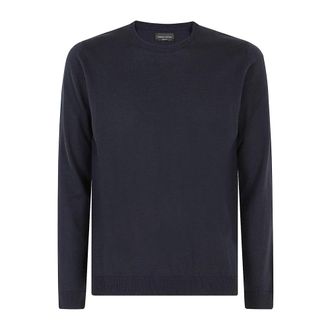 Roberto Collina Hombre, Jerseys, Azul, Talla: 2XL