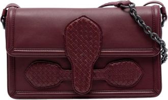 Bottega Veneta Pre-owned Bottega Veneta Nappa Intrecciato Rialto Shoulder Bag Ladies 5U4MGF4A7V6DR3EM