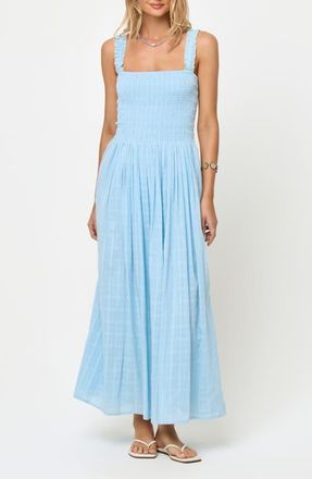 L*Space Wren Cotton Maxi Cover-Up Dress in Sky Blue at Nordstrom, Size X-Small