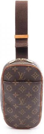 Louis Vuitton Pre-owned Pochette Gange Monogram heuptas - Heren - Vintage Schoudertas - Bruin - ONE Size - Leer - Vintage
