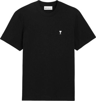Ami Small Heart Logo T-Shirt Black HTS346-724-045