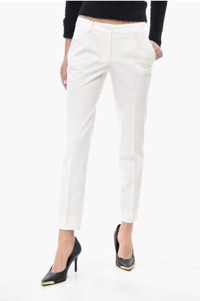 Dolce & Gabbana 4-Pocket Wool-Blend Trousers with Front Pleats size 38