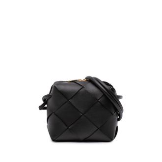 Bottega Veneta Pre-owned Bottega Veneta Mini Lambskin Intreccio Cassette Camera Bag Unisex ZLKPH2WKC0R9N3XL